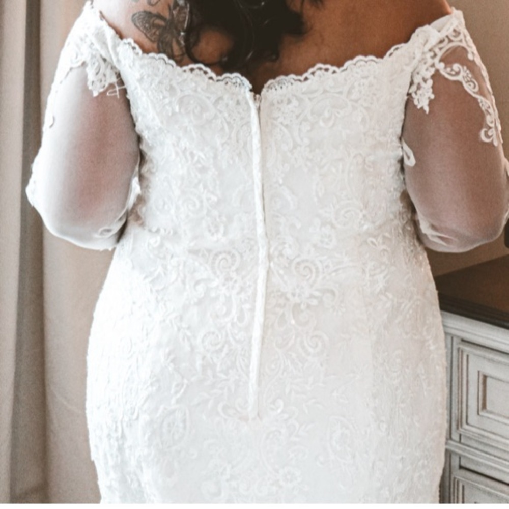 David’s Bridal Wedding Dress!